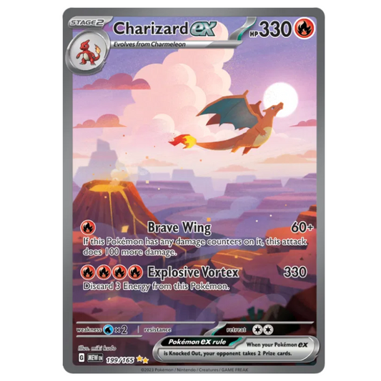 Charizard EX #199/165 | Scarlet & Violet - NM
