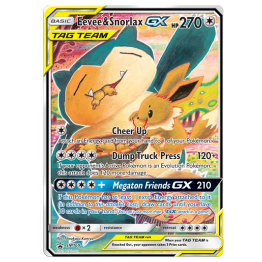 Eevee & Snorlax GX #SM169 | Sun & Moon - NM