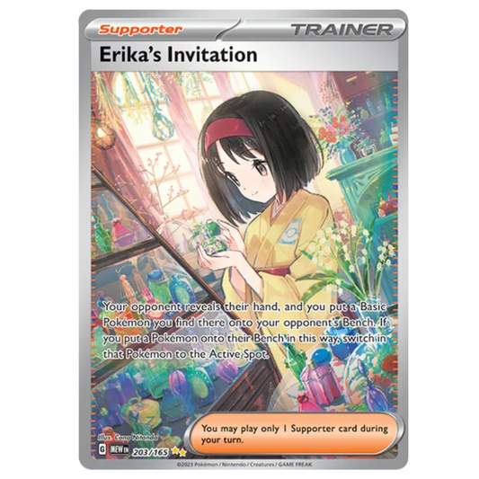 Erika's Invitation #203/165 | Scarlet & Violet - NM
