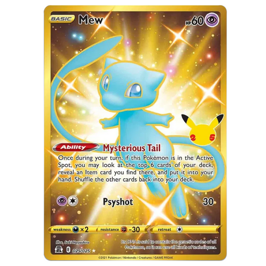 Mew #025/025 | Sword & Shield - NM