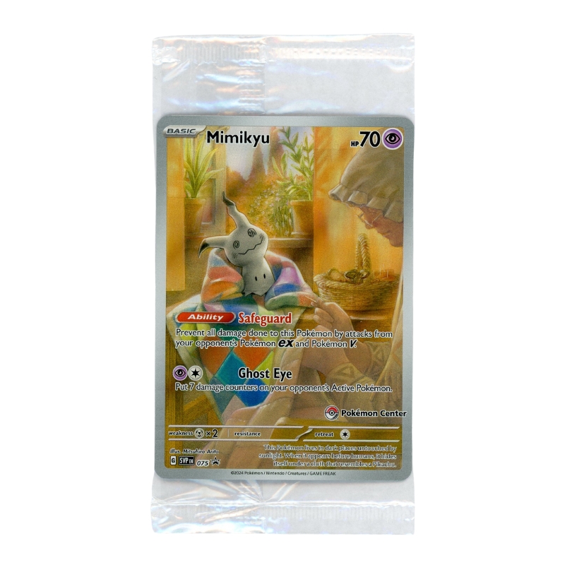 Mimikyu #075 Pokémon Center Scarlet & Violet Promo