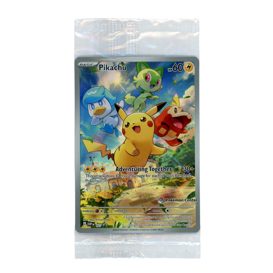 Pikachu #027 Pokémon Center Scarlet & Violet Promo