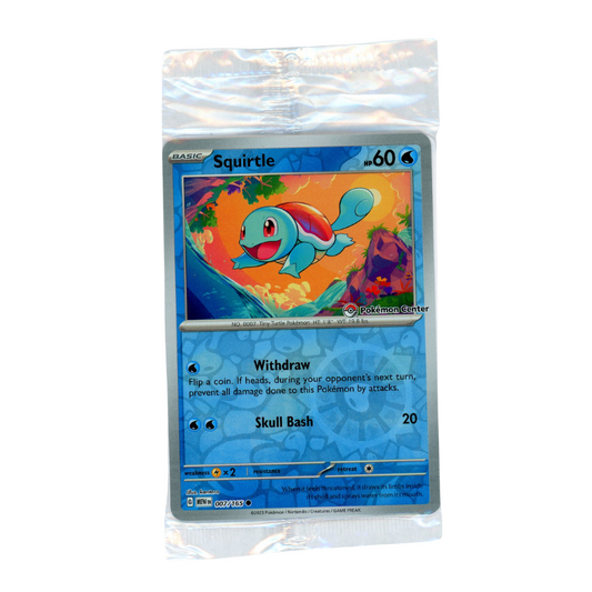 Squirtle #007/165 Pokémon Center Scarlet & Violet Promo